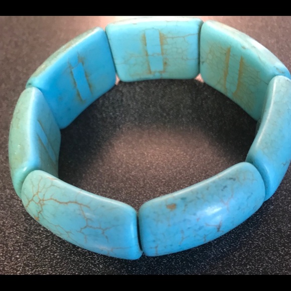 Jewelry - Turquoise stretch bracelet.  Cabo San Lucas.